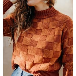Curator SF Checkerboard Sweater M/L